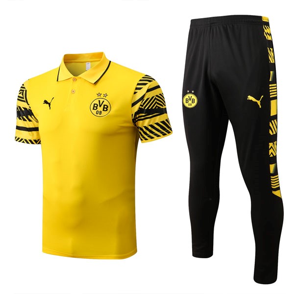 Polo Borussia Dortmund Komplett-Set 2022-23 Gelb